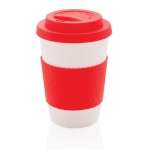 Verres en plastique allant au micro-ondes 270 ml Speciality Coffee couleur rouge