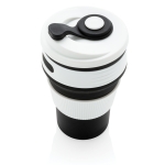 Mugs take away pliables en silicone de 350ml Takeaway Folding couleur noir deuxième vue