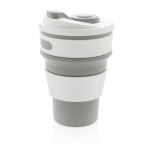 Mugs take away pliables en silicone de 350ml Takeaway Folding couleur gris