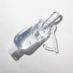 Porte-clés hygiéniques anti-contact personnalisés avec logo Secure couleur transparent