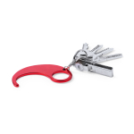 Porte-clés anti-contact arrondi en aluminium promotionnel Curvy