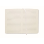 Carnets antibactériens A5 avec pages lignées Antibacterial Essential couleur blanc quatrième vue