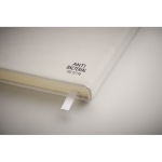 Carnets antibactériens A5 avec pages lignées Antibacterial Essential couleur blanc cinquième vue photographique