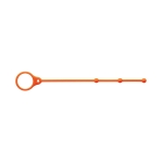 Sangle en silicone personnalisée pour gel hydroalcoolique Transport couleur orange