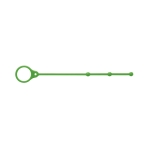 Sangle en silicone personnalisée pour gel hydroalcoolique Transport couleur vert clair