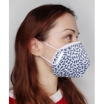 Étui pour masque FFP2 avec motifs accrocheurs pour le merchandising couleur blanc