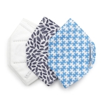 Étui pour masque FFP2 avec motifs accrocheurs pour le merchandising couleur blanc