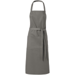 Tablier de cuisine personnalisé long de couleurs 240 g/m2 Masterchef couleur gris
