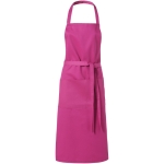 Tablier de cuisine personnalisé long de couleurs 240 g/m2 Masterchef couleur rose