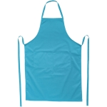 Tablier de cuisine personnalisé long de couleurs 240 g/m2 Masterchef couleur turquoise deuxième vue frontale