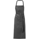 Tablier de cuisine personnalisé long de couleurs 240 g/m2 Masterchef couleur gris foncé