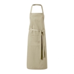 Tablier de cuisine personnalisé long de couleurs 240 g/m2 Masterchef couleur kaki