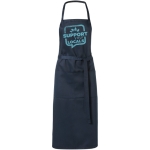 Tablier de cuisine personnalisé long de couleurs 240 g/m2 Masterchef couleur bleu marine