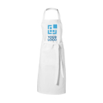 Tablier de cuisine personnalisé long de couleurs 240 g/m2 Masterchef avec zone d'impression
