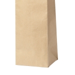 Sac papier personnalisé pour bouteilles de vin 100 g/m2 Kraft couleur marron troisième vue