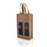 Sac en jute pour 2 bouteilles de vin 75 cl Double Wine Jute