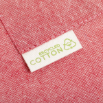 Tablier en coton recyclé avec logo et finition chinée EcoNature quatrième vue