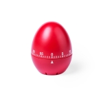 Minuteur coloré et personnalisé en forme d'œuf Oeuf couleur rouge première vue