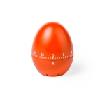 Minuteur coloré et personnalisé en forme d'œuf Oeuf couleur orange première vue