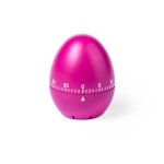 Minuteur coloré et personnalisé en forme d'œuf Oeuf couleur fuchsia première vue