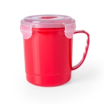 Lunch box pour liquide 710 ml et couvercle hermétique Tupper Liquidos couleur rouge