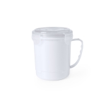 Lunch box pour liquide 710 ml et couvercle hermétique Tupper Liquidos couleur blanc première vue