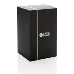Thermos en acier inoxydable pour aliments avec cuillère Liquid To Go couleur noir deuxième vue avec boîte