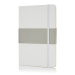 Carnet papier décoratif en couverture A5 pages lignées Artistic couleur blanc