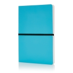 Carnets avec couverture souple coloré A5 pages lignées Flexi Colors couleur bleu