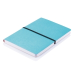 Carnets avec couverture souple coloré A5 pages lignées Flexi Colors couleur bleu deuxième vue
