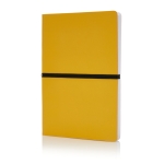 Carnets avec couverture souple coloré A5 pages lignées Flexi Colors couleur jaune
