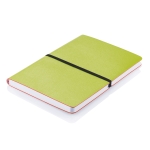 Carnets avec couverture souple coloré A5 pages lignées Flexi Colors couleur vert deuxième vue