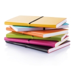 Carnets avec couverture souple coloré A5 pages lignées Flexi Colors couleur orange vue générale