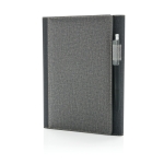 Portfolio formel avec fermeture magnétique, poches et carnet A5 Magnet couleur gris