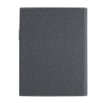 Portfolio formel avec fermeture magnétique, poches et carnet A5 Magnet couleur gris sixième vue