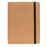 Chemise àcouverture en liège, carnet, stylo et pochette A5 Cork Style couleur ivoire deuxième vue