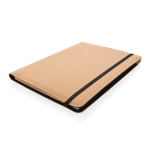 Dossier avec couverture en liège, stylo et porte-cartes Cork Style A4 couleur ivoire