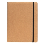 Dossier avec couverture en liège, stylo et porte-cartes Cork Style A4 couleur ivoire deuxième vue