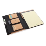 Dossier avec couverture en liège, stylo et porte-cartes Cork Style A4 couleur ivoire septième vue