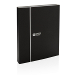 Ensemble de carnet avec divers compartiments et stylo Refillable couleur noir dixième vue