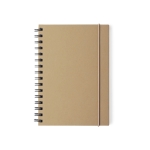 Cahiers personnalisés recyclés A5 pages lignées EcoStyle A5 couleur noir première vue