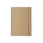 Cahiers personnalisés recyclés A5 pages lignées EcoStyle A5 couleur blanc première vue