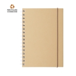 Cahiers personnalisés recyclés A5 pages lignées EcoStyle A5 deuxième vue