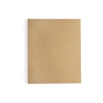 Bloc-notes et stylo en liège naturel A5 avec des pages lisses Cork couleur naturel septième vue