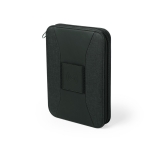 Organisateur complet avec powerbank et bloc-notes Wireless couleur noir première vue