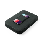 Organisateur complet avec powerbank et bloc-notes Wireless couleur noir deuxième vue