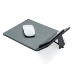 Tapis de souris personnalisé avec chargeur sans fil couleur noir sixième vue