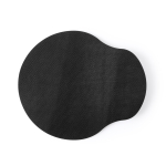 Tapis de souris promotionnel en polyester avec repose-poignet Rest couleur noir troisième vue