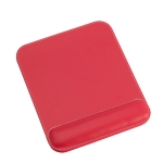 Tapis de souris en simili-cuir avec coutures blanches Comfy