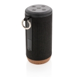Enceinte entreprise avec tissu imperméable et base en liège EcoCork couleur noir